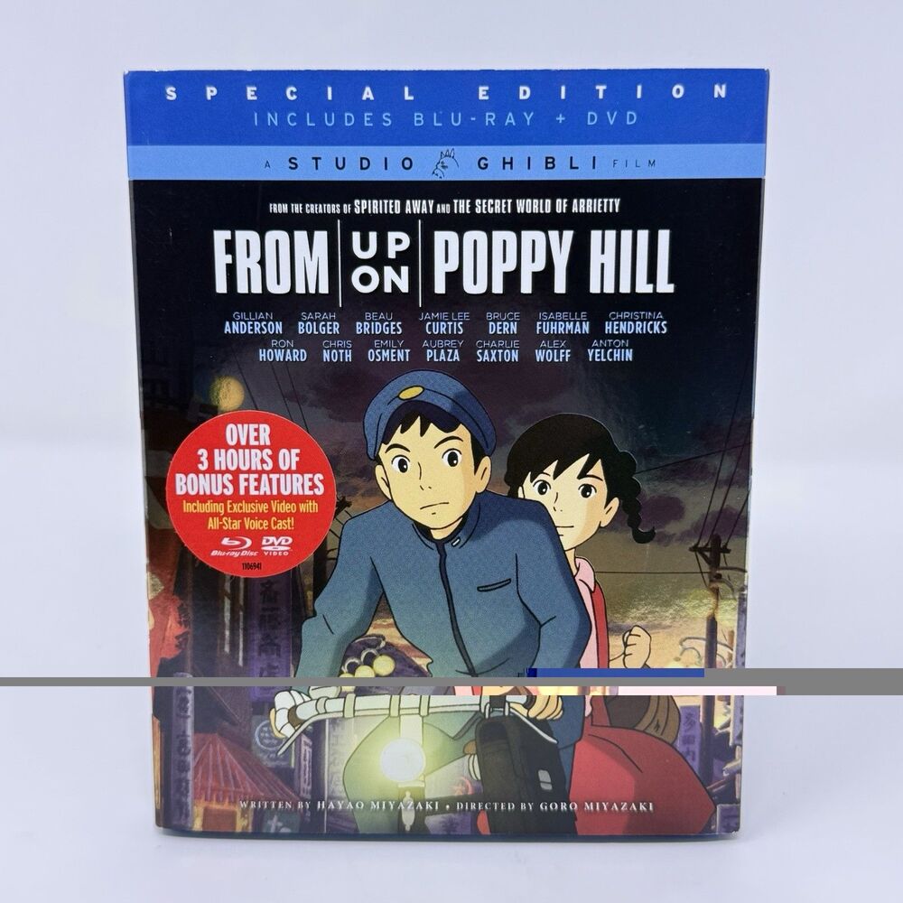 From Up on Poppy Hill Special Edition Blu Ray DVD Ghibli Anime Booklet